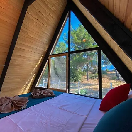 Kas Palamut'Ta Korunakli, Oezel Havuzlu Bungalov * 카스