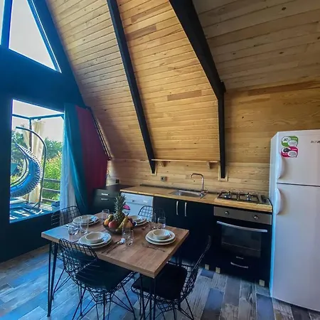 Kas Palamut'Ta Korunakli, Oezel Havuzlu Bungalov 카스